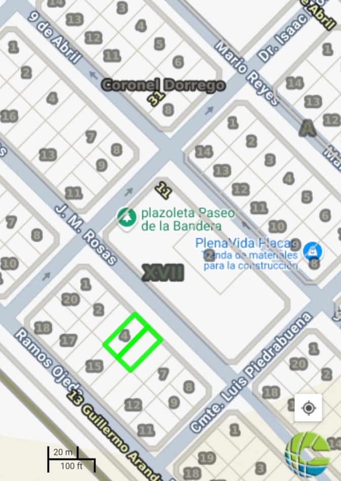 TERRENO CON AMPLIO FRENTE